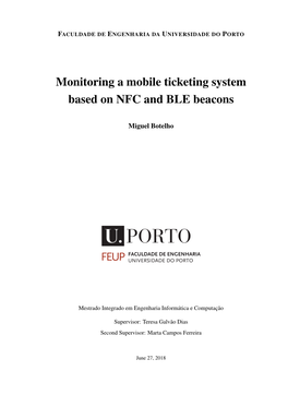 Monitoring a Mobile Ticketing System Based on NFC and BLE Beacons