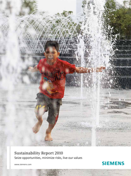 Siemens Sustainability Report 2010