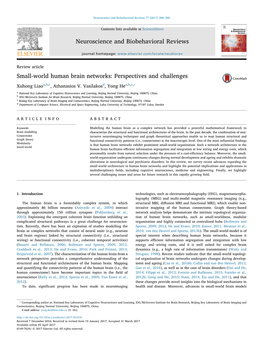 Small-World Human Brain Networks Perspectives and Challenges