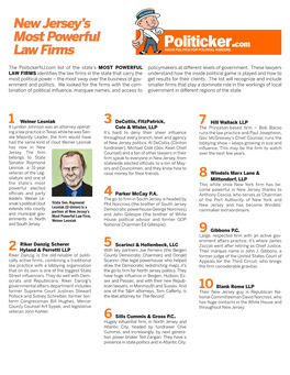 New Jersey's Most Powerful Law Firms