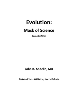 Evolution: Mask of Science Second Edition