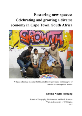 Celebrating and Growing a Diverse Economy in Cape Town, South Africa