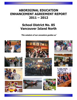 Aboriginal Education Enhancement Agreement Report 2011 – 2012