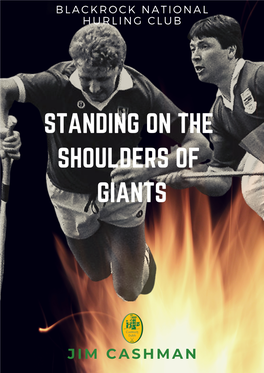 STANDING on the SHOULDERS of GIANTS – Jim Cashman