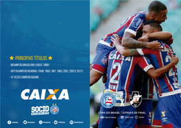 Bahia X Vasco