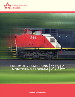 Locomotive Emissions Monitoring Program 2014