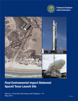 Final Environmental Impact Statement Spacex Texas Launch Site