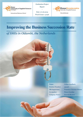 Improving the Business Succession Rate of Smes in Oldambt