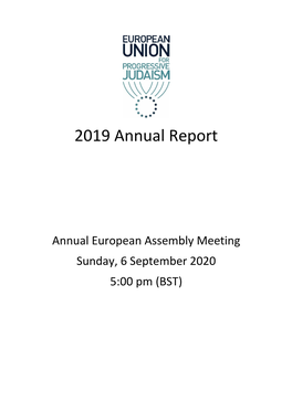 2019 Annual Report