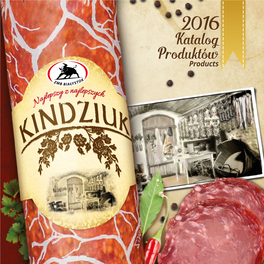 2016 Katalog Produktów Products ZMB Bialystok …A Matter of Taste