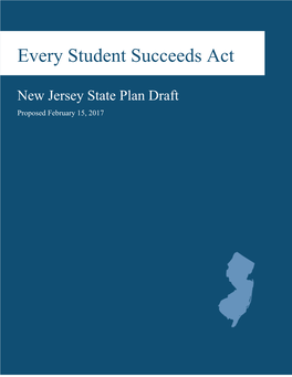 Every Student Succeeds Act New Jersey State Plan Draft
