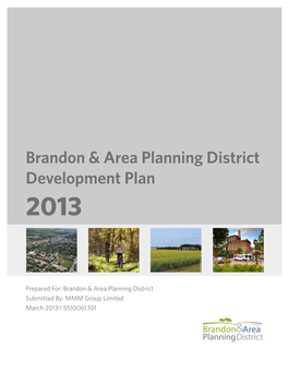 Brandon & Area Planning District Development Plan