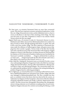 Suggested Yanomami / Yanomamö Films