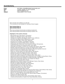 2014-10-14 John Betts Fine Minerals