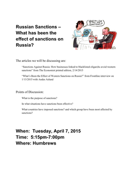 Russian Sanctions – What Has Been the Effect of Sanctions on Russia?