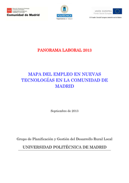 BVCM019152 Panorama Laboral 2013 Mapa Del Empleo En Nuevas