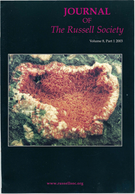 Journal of the Russell Society, Vol 8 No. 1