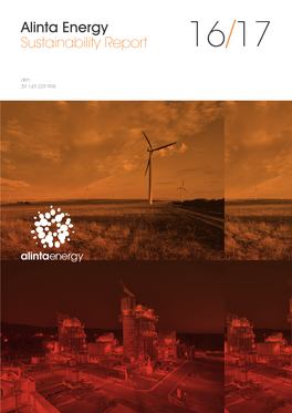 Alinta Energy Sustainability Report 16/17