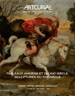 Tableaux Anciens Et Du Xixe Siècle, Sculptures Du Xixe