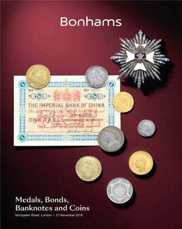 Medals, Bonds, Banknotes and Coins