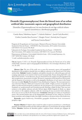 Desmids (Zygnematophyceae)