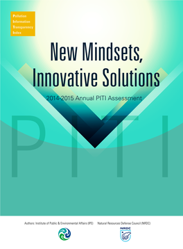 2014-2015 Annual PITI Assessment PITI