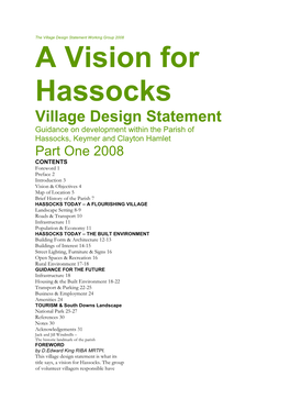 A Vision for Hassocks Village Design Statement