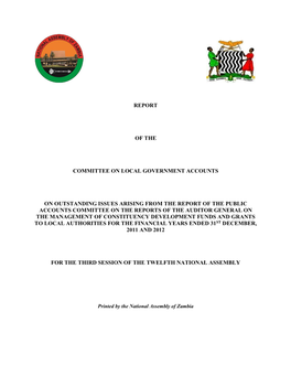 Report of the Committee on Local Government