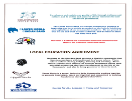 Local Education Agreement