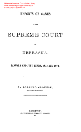 Supreme Court Online Library 07/09/2019 03:30 PM CDT REPORTS of CASES