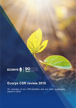 Ecorys CSR Review 2019