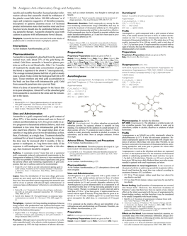 26 Analgesics Anti-Inflammatory Drugs and Antipyretics