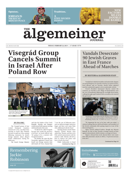 Visegrád Group Cancels Summit in Israel After