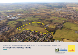 Land at Sibbalds Brae, Bathgate, West Lothian, EH48 2DU Housing Development Opportunity