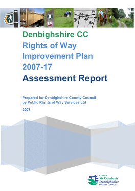 Rights of Way Improvement Plan 2007-17: Assessment Report
