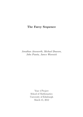 The Farey Sequence