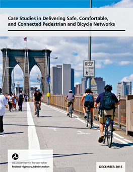 Safe Bicycle and Pedestrian Network Report 2016