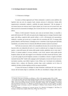 1. La Sardegna Durante Il Ventennio Fascista