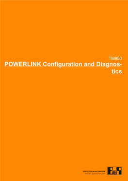 POWERLINK Configuration and Diagnos