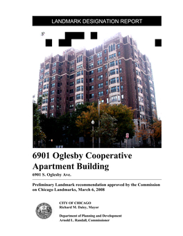 6901 Oglesby Cooperative Apartment Building 6901 S