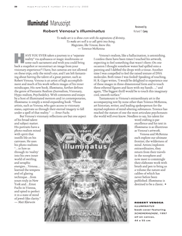 Illuminated Manuscript Reviewed by Robert Venosa’S Illuminatus Richard T