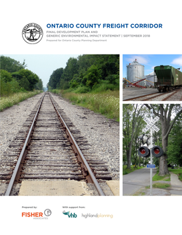 Ontario County Freight Corridor Development Plan and GEIS