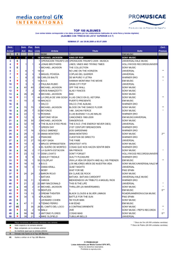 Top 100 Albumesx W27.2009