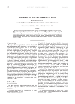 Hook Echoes and Rear-Flank Downdrafts: a Review