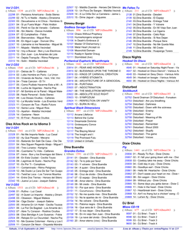 Lista Albmus-Titulos Por Interprete