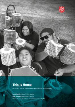 This Is Home an UPDATE on the STATE of PASIFIKA PEOPLE in NEW ZEALAND