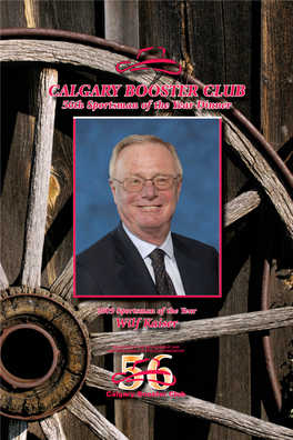 2009 Sportsman of the Year Wilf Kaiser