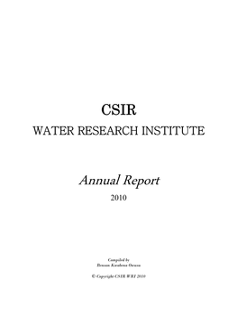 Annual Report 2010