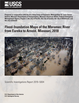 Flood-Inundation Maps of the Meramec River from Eureka to Arnold, Missouri, 2018