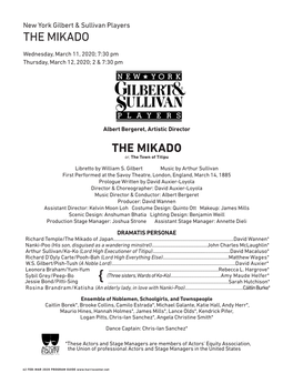 The Mikado the Mikado